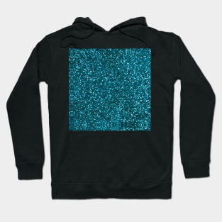 Sparkly Mermaid Blue Green Aqua Glitter Hoodie